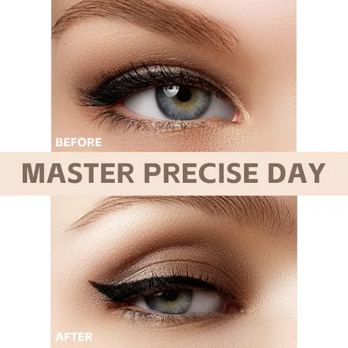 Miniatura 3 de LAVONE Delineador de ojos líquido impermeable Secado rápido Punta ultrafina Fórmula a prueba de manchas para maquillaje de ojos duradero