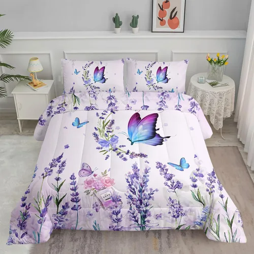 Miniatura 16 de Axolotl Juego de edredón de tigre individual para niños, juego de ropa de cama de animales salvajes para hombres, juego de edredón de mandala