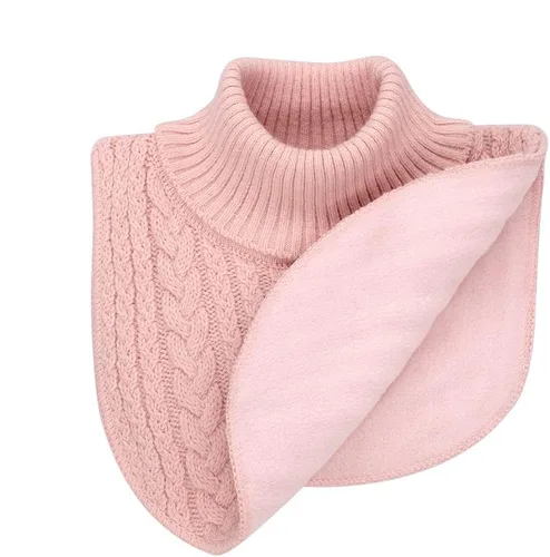 Miniatura 2 de Baby Scarf Detachable Fake Turtleneck Toddler Kids Warm Knit Mock Half Top Collar Neck Scarves For Boy Girl