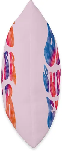 Miniatura 2 de 2023 Beach Vacation Camping Autographs Retro Best Summer Ever Camp Counselor Director Groovy - Almohada de 16 x 16 pulgadas, multicolor