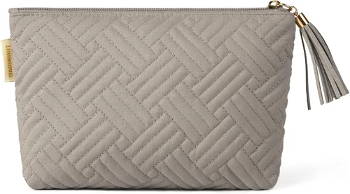 Miniatura 9 de BAGSMART Pequeña bolsa de maquillaje, neceser portátil esponjoso con cierre de cremallera con encanto, organizador de viaje resistente al agua