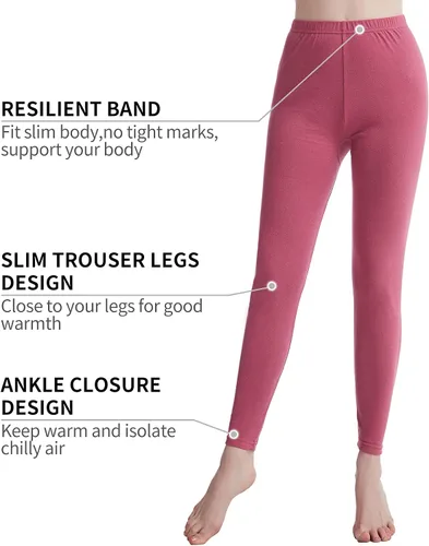 Miniatura 4 de Ropa interior térmica para mujer Long Johns conjuntos de ropa interior térmica para mujer, capa base ultra suave, regalos con caja