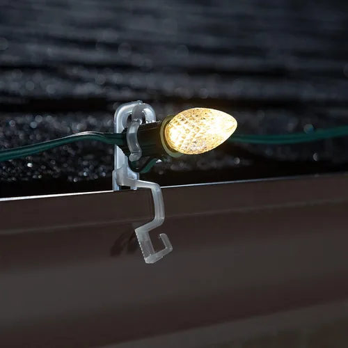 Miniatura 3 de Repuesto de focos de luz navideñas Holiday Lighting Outlet de ledes C7, grado comercial, 3 diodos (ledes) en cada foco, se adapta a los conectores