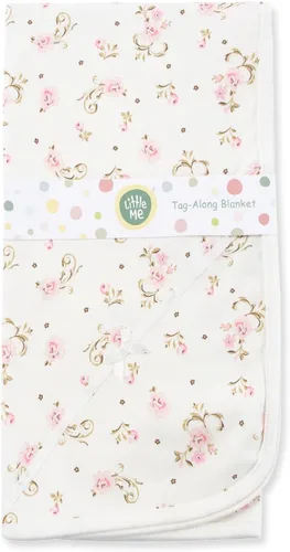 Miniatura 35 de Mantas Little Me para bebé Niñas Mantas para conejos bebés Manta de recepción para envolver Conejitos para bebés