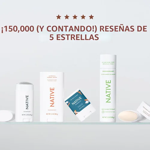 Miniatura 8 de Native El desodorante Sensitive contiene ingredientes derivados de forma natural, control de olores de 72 horas, desodorante para mujeres y hombres