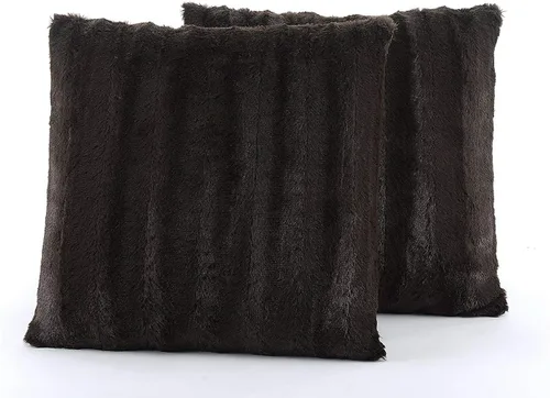 Miniatura 29 de Cheer Collection Almohadas decorativas de otoño para sofá, juego de 2 almohadas de piel sintética para sofá, acogedoras almohadas de otoño para sala