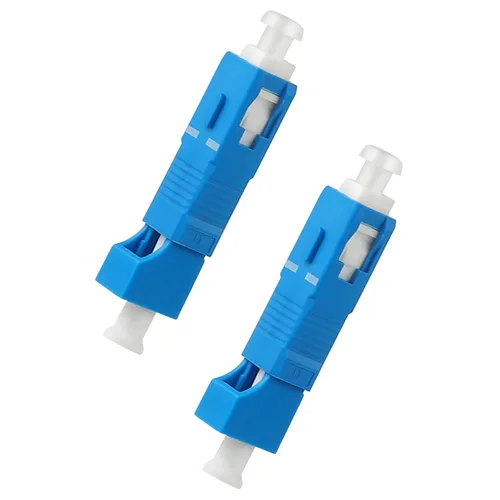 Miniatura 7 de Paquete de 4 adaptadores monomodo SC/UPC macho a LC/UPC hembra Conector de fibra óptica Convertidor adaptador FTTH para localizador de fallas