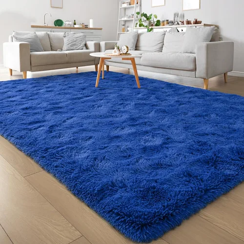 Miniatura 27 de Keeko Alfombras Esponjosas para Sala de Estar y Dormitorio, Alfombra Suave de Felpa para Junto a la Cama, Alfombra Grande Moderna para Interiores
