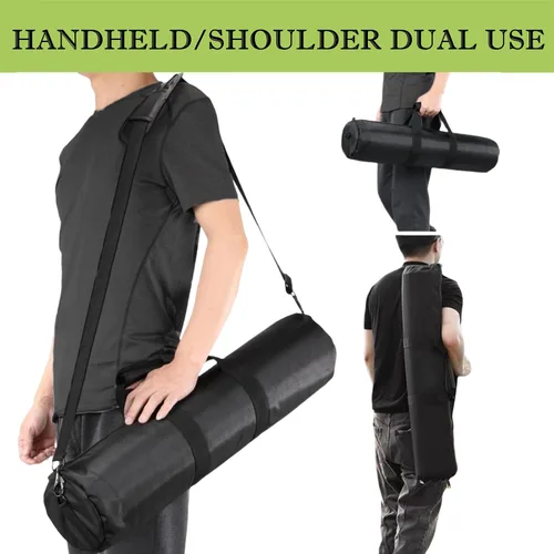 Miniatura 6 de BLIRITEL Funda de transporte para trípode de 27.6 pulgadas, bolsa de trípode acolchada resistente con correa para el hombro para soporte ligero