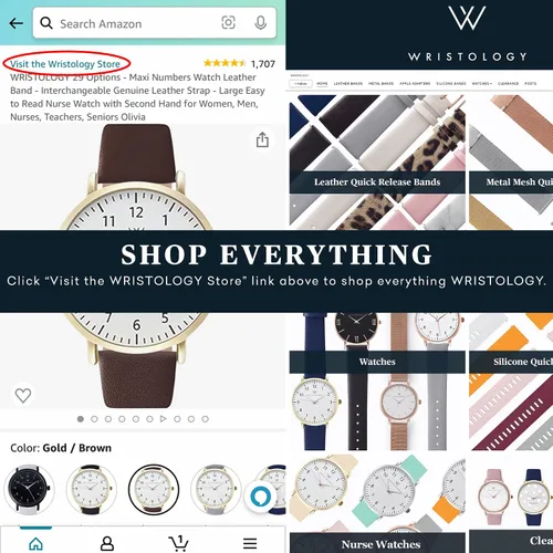 Miniatura 7 de Wristology Reloj ovalado para mujer, estilo vintage, banda intercambiable, ajustable, fácil de leer, analógico