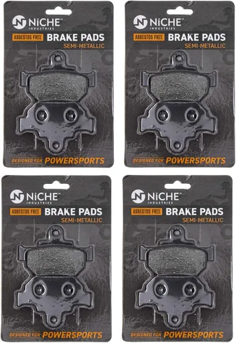 Miniatura 7 de NICHE Juego Pastillas de Freno para Suzuki Boulevard GZ250 Savage 650 59100-26870 Delanteras Semimetálicas