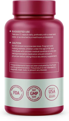 Miniatura 2 de HMS Nutrition Ácido R-lipoico 300 mg por cápsula, 120 unidades, 120 unidades, 4 meses de suministro de cápsulas vegetales