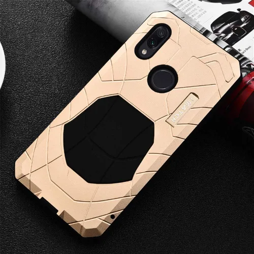 Miniatura 2 de DAYJOY Funda de aluminio compatible con Xiaomi Redmi Note 7/7 Pro, material de metal de alta calidad + silicona, a prueba de golpes, a prueba