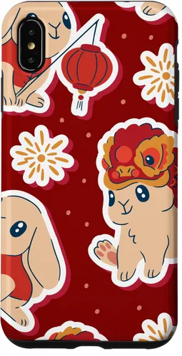 Miniatura 7 de iPhone 12 Pro Max Año del Conejo - Funda del Zodiaco chino Año Nuevo 2023