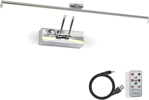 Miniatura 12 de Luz para Cuadros, Luz para Cuadros de 16" con Batería AA, Luz para Marco de Cuadros de Metal Completo, Luces Inalámbricas para Cuadros con Control