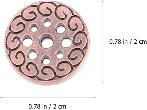 Miniatura 7 de ARTIBETTER 10 piezas de incienso soporte mini loto inscent bobina quemador disco quemador de incienso soporte para casa oficina casa té casa