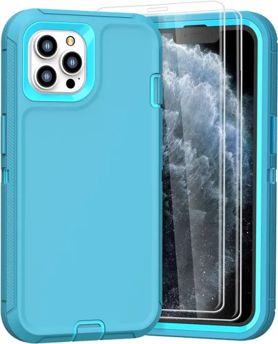 Miniatura 13 de Funda diseñada para iPhone 11 Pro Max [protección resistente 3 en 1 de cuerpo completo] con 2 protectores de pantalla, funda protectora resistente