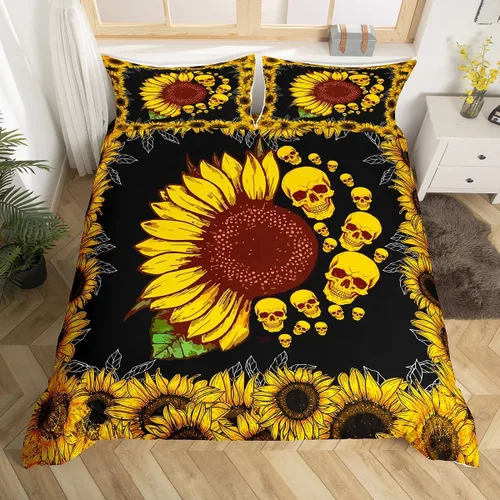 Miniatura 10 de Homewish Juego de ropa de cama de zorro 3D, tamaño individual, juego de funda de edredón con temática de animales salvajes de la naturaleza, 2