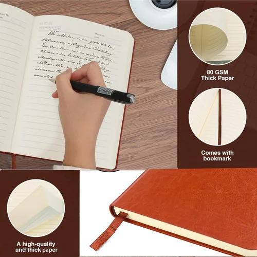 Miniatura 4 de Cuaderno de cuero con definición de ingeniero de regalo para ingeniero, nuevo regalo para pasador con licencia, regalo para estudiantes
