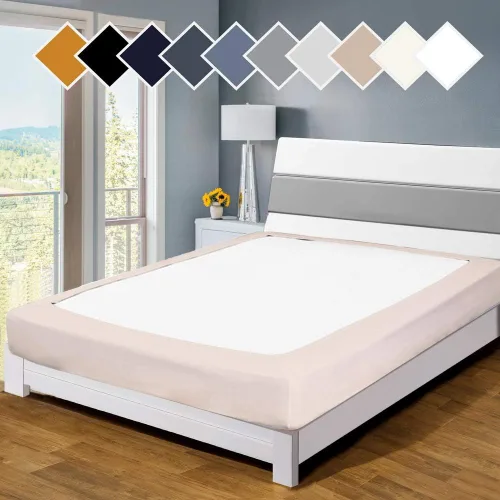 Miniatura 14 de Funda de colchón para cama doble de seis plazas, funda de resorte, funda de colchón Negro