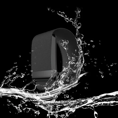 Miniatura 4 de HydroKnit - Muñequera de repuesto, cómoda e impermeable, para monitor de frecuencia cardíaca Whoop 4.0 Negro