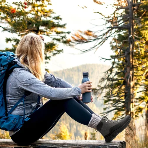 Miniatura 5 de NORTIV 8 Botas de senderismo impermeables para mujer, botas de senderismo al aire libre para senderismo
