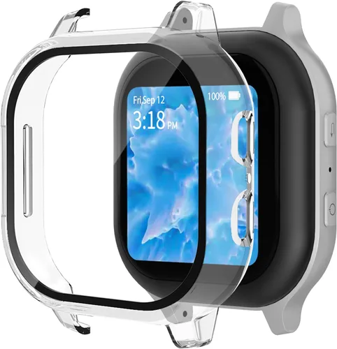 Miniatura 16 de Paquete de 3 fundas protectoras compatibles con Gabb Watch 3/3e - Cubierta rígida de policarbonato con protector de pantalla de vidrio templado
