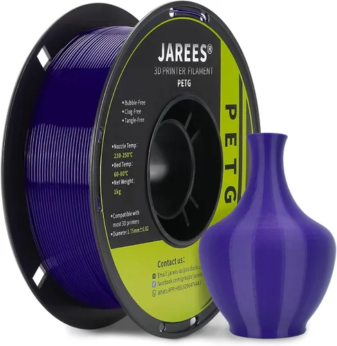 Miniatura 13 de Filamento Petg 1.75, dureza mejorada laguna azul sellada al vacío, carrete de 2.2 lbs, filamento de impresión 3D de alta velocidad, precisión