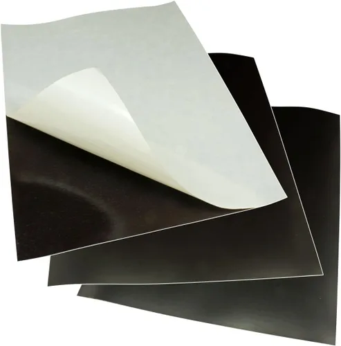 LITKO Hoja magnética flexible | Parte trasera adhesiva | Pelar y pegar | 8.5 x 11 pulgadas | Tamaño carta | Manualidades | Fotos (20 mil, 3,