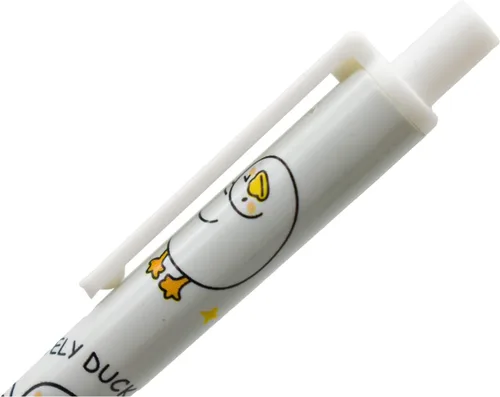 Miniatura 8 de 12 bolígrafos de gel retráctiles con diseño de animales de dibujos animados, bonitos bolígrafos de gel retráctiles Kawaii, tinta negra