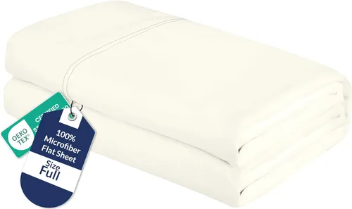 Miniatura 49 de Royale Linens Sábana Plana King – Sábanas Planas de Microfibra Cepillada Ultra Suave 1800 Solamente – Sin Arrugas y Resistente a las Manchas – Gris