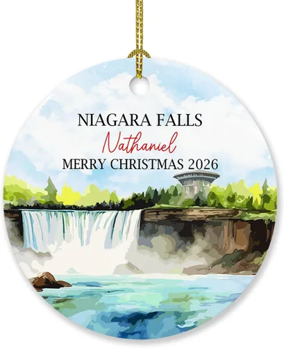 Miniatura 9 de Adorno de Navidad personalizado de playa de Hawái 2026, adorno de Navidad de paisaje urbano de Hawaii, adornos de Hawái, regalos para amigos, mamá