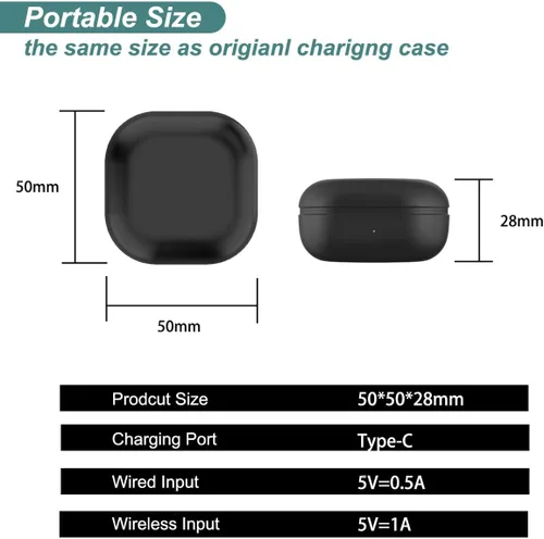 Miniatura 4 de Funda de carga para Galaxy Buds Live SM-R180, estación de carga de repuesto para auriculares inalámbricos Bluetooth 5.0 Samsung Galaxy Buds Live