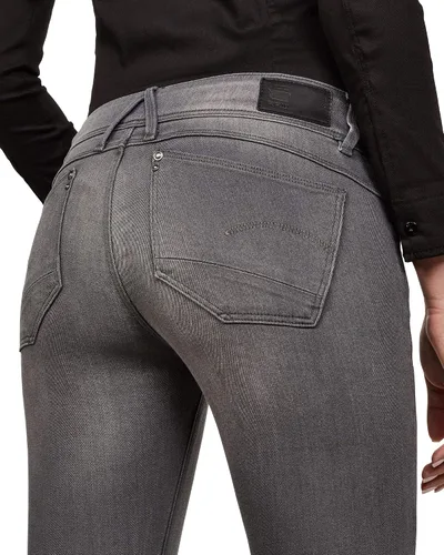Miniatura 3 de G-Star Raw Jeans ajustados Lynn de tiro medio para mujer Medium Aged Grey 25