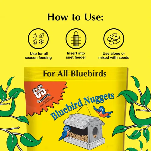 Miniatura 7 de C&S Pepitas de Sebo Azul para Aves Silvestres Mega Caja, 8 Libras