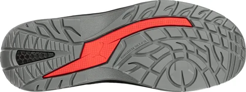 Miniatura 2 de PUMA Zapato industrial Touring Suede Low para hombre, negro-rojo, 8