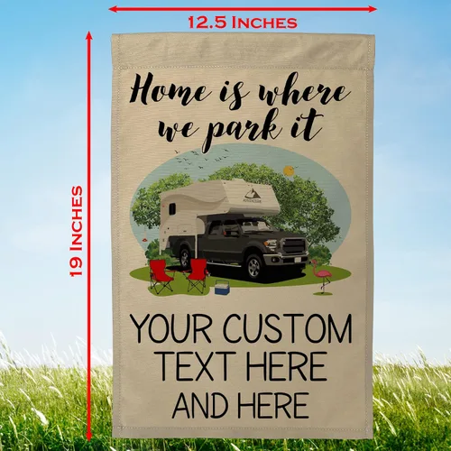 Miniatura 4 de Home is Where We Park It - Bandera para camping o camión