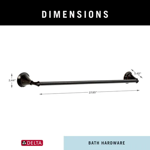 Miniatura 7 de Accesorios de baño Delta Faucet Linden, toallero. Bronce veneciano
