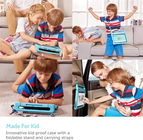 Miniatura 4 de Tablet para niños Dragon Touch de 10 pulgadas con pantalla IPS HD Android, 32 GB de almacenamiento, 2 GB de RAM, procesador Quad Core, KIDOZ