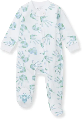 Miniatura 164 de Burt's Bees Baby - Pijama de una pieza para bebé, mameluco para dormir y jugar, algodón 100% orgánico, cremallera frontal