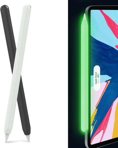 Miniatura 24 de AHASTYLE Funda Duotone para Apple Pencil de 2ª generación y Apple Pencil Pro (2024) Funda protectora ultra delgada de silicona compatible con carga