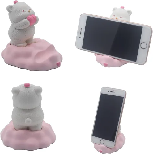 Miniatura 11 de Lindo animal dinosaurio teléfono celular titular, pequeño escritorio teléfono soporte soporte para iPhone Android Samsung Galaxy Note Aaurio