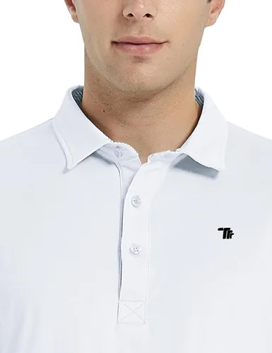 Miniatura 6 de MoFiz Men's Long Sleeve Shirts Quarter Zip Pullover Men's Polo Shirts Quick Dry