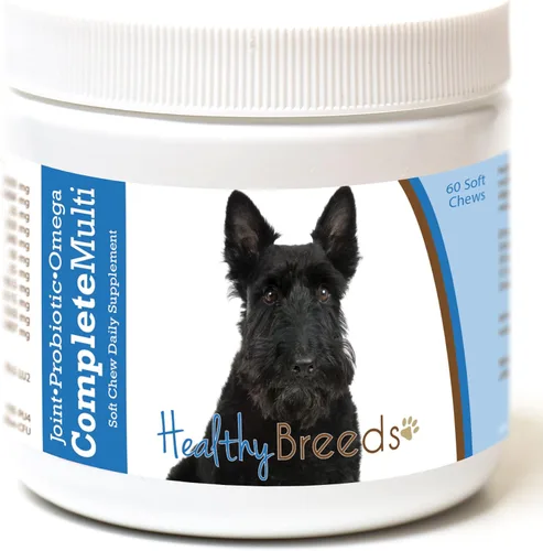 Miniatura 174 de Healthy Breeds Pug todo en uno multivitamínico suave masticable 60
