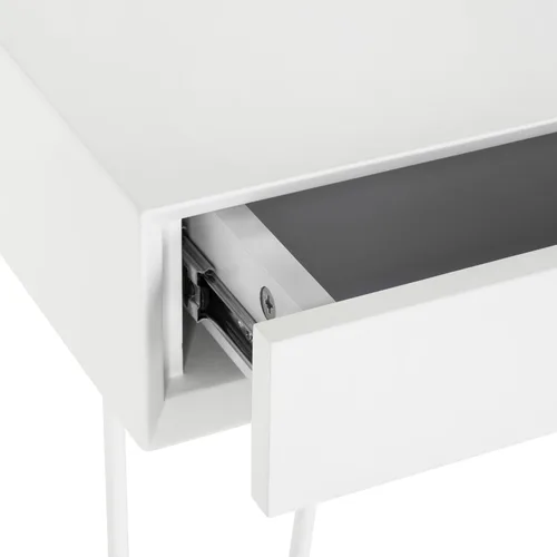 Miniatura 5 de Safavieh Home Collection Cade Mid Century - Escritorio retro con dos cajones, color blanco
