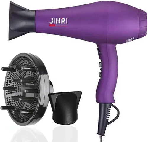 Secador de pelo 1875W, secador de pelo iónico negativo de secado rápido de bajo ruido, 2 velocidades y 3 ajustes de calor, secador de pelo