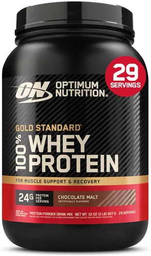 Miniatura 28 de Optimum Nutrition Gold Standard - Proteína en polvo de 100% suero de leche, sabor rollo de canela, 2 libras (paquete de 1) (el embalaje puede variar)