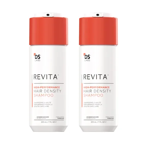 Miniatura 10 de DS Labs Revita Champú, 100 mL – Limpieza refrescante del cuero cabelludo para un aspecto más lleno, voluminizante, hidratación ligera, sin sulfato
