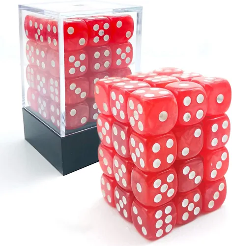 Miniatura 18 de Bescon 0.472 in 6 lados dados 36 en cubo, 0.472 in seis caras Die (36) bloque de dados, efecto Géminis en todos los colores surtidos de flores