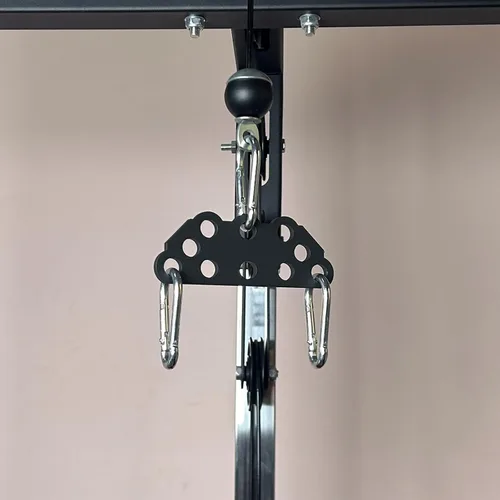 Miniatura 6 de Barra de Dominadas LAT de Agarre Múltiple para Gimnasio en Casa, Placa Separadora Accesorios de Dominadas LAT para Sistema de Poleas Máquina